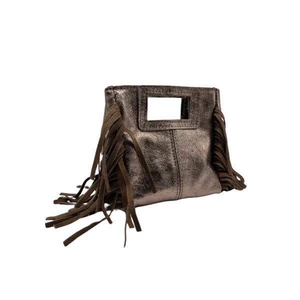 SAC A MAIN CUIR IRISE BRONZE MARION SMALL – Image 3